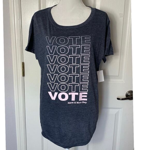 ANA CABANA WOMENS VOTE VOTE VOTE TShirt - Picture 1 of 5